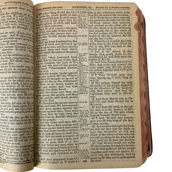 Vintage Holy Bible Red Letter Edition by Blackwell-Wielandy Leather Cover 1920s - Picture 7 of 14